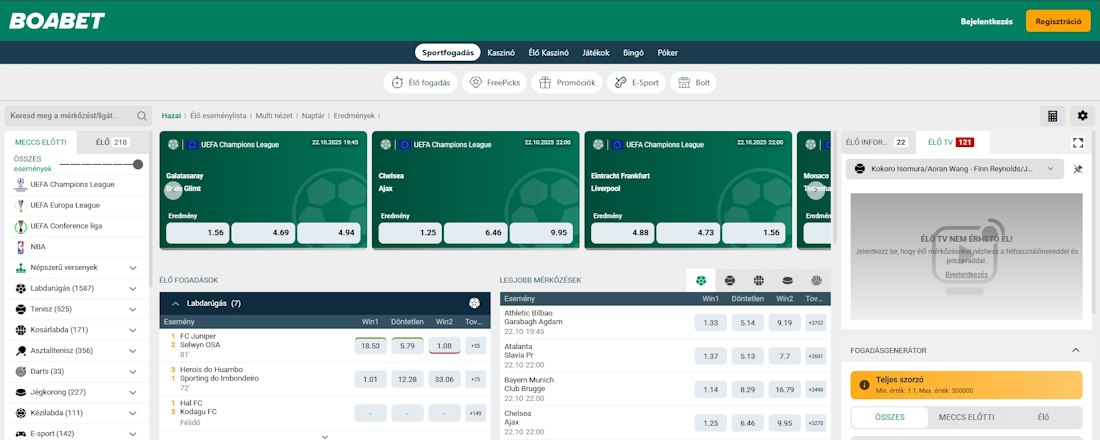 Boabet sportfogadás